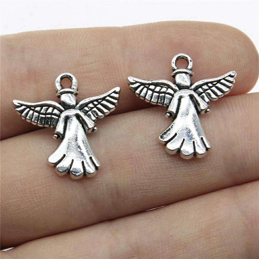 Angel Charms Pendant Female Jewellery Massive Ethnic Findings & Components