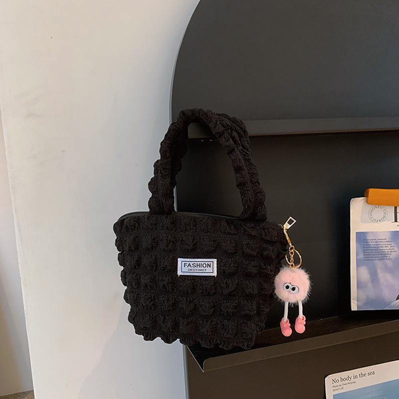 Chic Canvas Handbag For Women Trendy Summer Small Square Bag In Multiple Colors