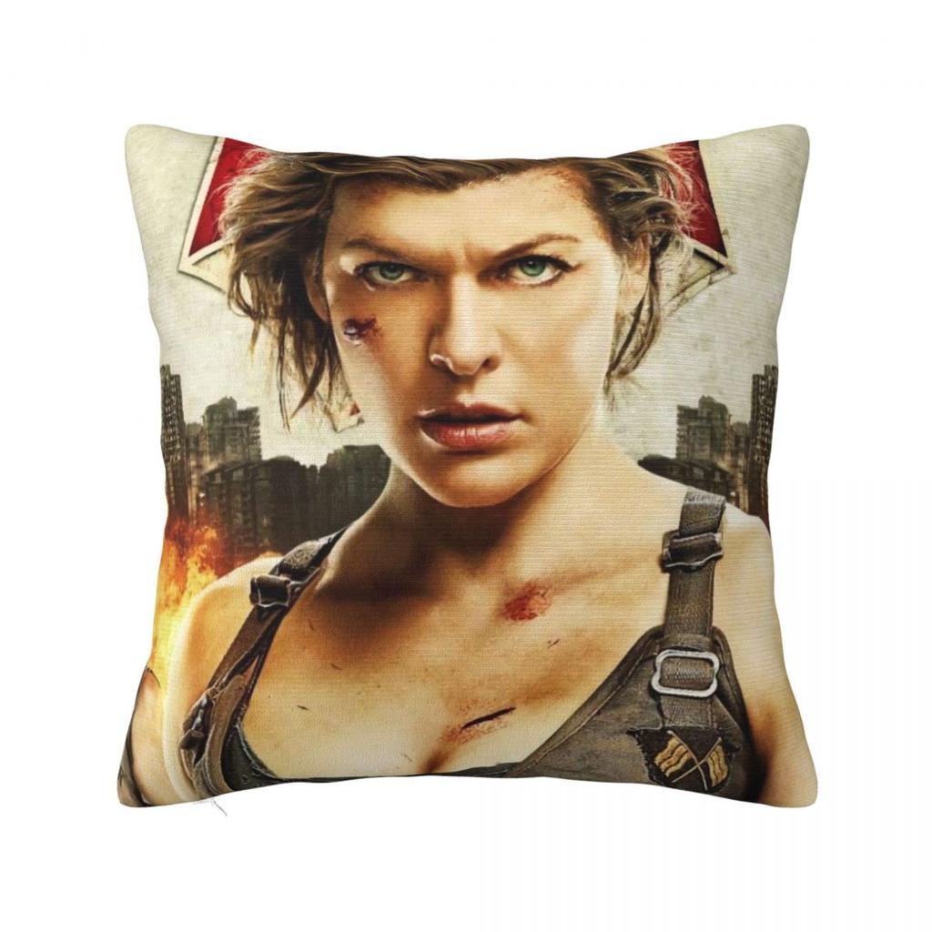 Residents Evils Pillow Case Cushion Cover Polyester Graphic Pillow Cover Vintage Pillowcases For Sofa Bedroom Home Decor
