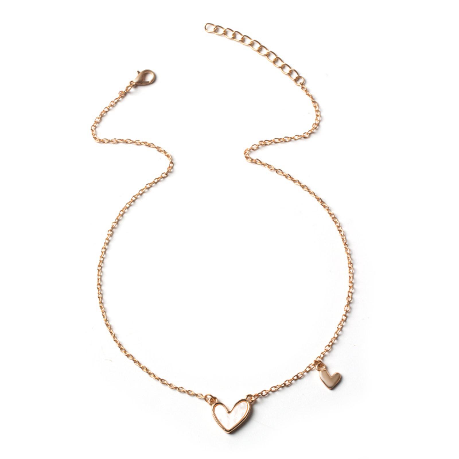 

Acrylic Heart Pendant Necklace Lightweight Durable Acrylic Material Heart Shaped Pendant Necklace Suitable for Everyday Wear and Gifts One Size