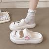 Women’s 2025 Summer Mary Jane Sandals: Non-Slip Kitten Heel, Thick Sole, Closed Toe Outdoor Slippers