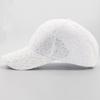 Adjustable Mesh Baseball Hat Hollow Out Outdoor Sun Hat Fashion Floral Lace Baseball Cap  For Women