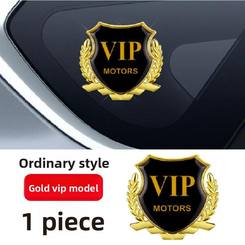 

Car Body center pillar Trim Decals,Door Side Window VIP Wheat Ear Letter Design,Metal Signs Pattern,Anti-Rust Decoration Sticker