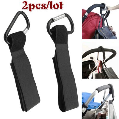 2pcs Universal  The Stroller Clip Hook Bag for Wheelchairs Baby Car Holder Baby Trolley Shopping Car