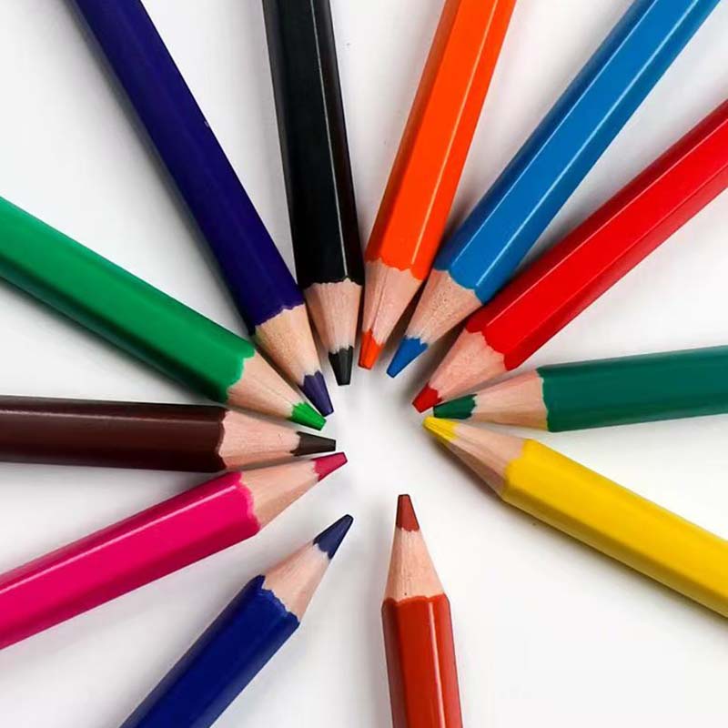 12Colors Mini Pencils Professional Oil Wood Soft Watercolor Pencil For School Draw Sketch Art Supplies