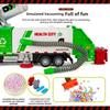 1:32 Electric Vacuum Cleaner Car Fire Truck Model Toy Music Light Pull Back Alloy Engineering Vehicle Models Gifts for Child