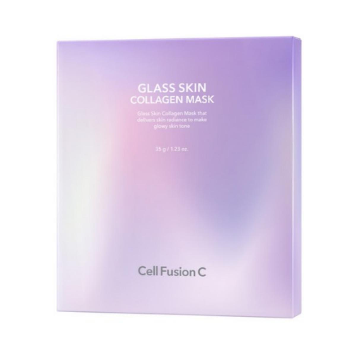 

Маска для лица Cell Fusion C Glass Skin Collagen — 35 г на лист × 5 листов (1 пакет)