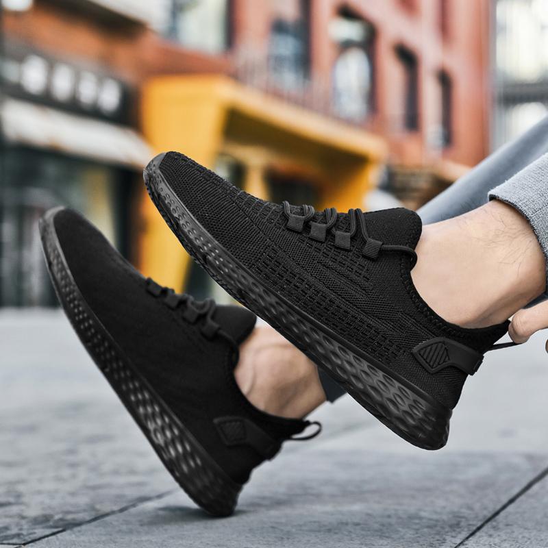 Men's Running Summer Lightweight Platform Comfortable Sports Outdoor Slow Running Soft Bottom Leisure Training Shoes Large Size