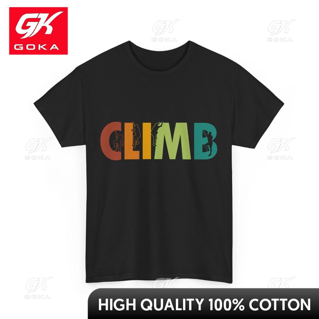 Climb Shirt Climb Rock Climbing Lovers Unisexs Witty Comfortable Cotton Printed Tee Casual Wear