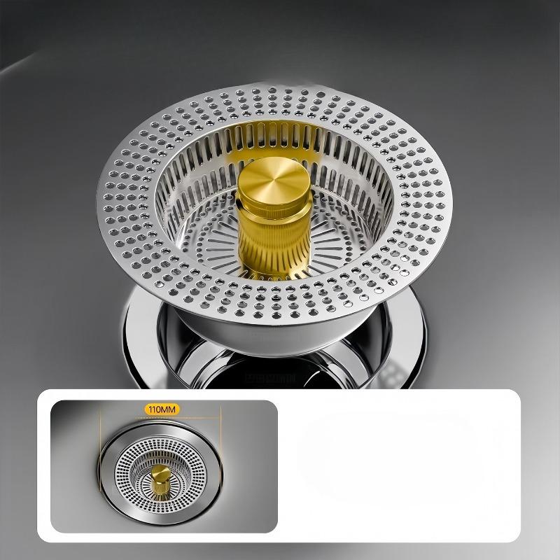 Kitchen Sink Leaky Ball Valve Filter Dishwashing Sink Vegetable Washing Basin Leaky Ball Valve Anti-odor Sink Bouncing Core