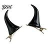 Fashionable Dark Style Hairpins 2Pcs Halloween Evil Horn Hair Clips Small Horror Demon Goth Ear Lolita Fashion Accessories Hairpins Barrettes