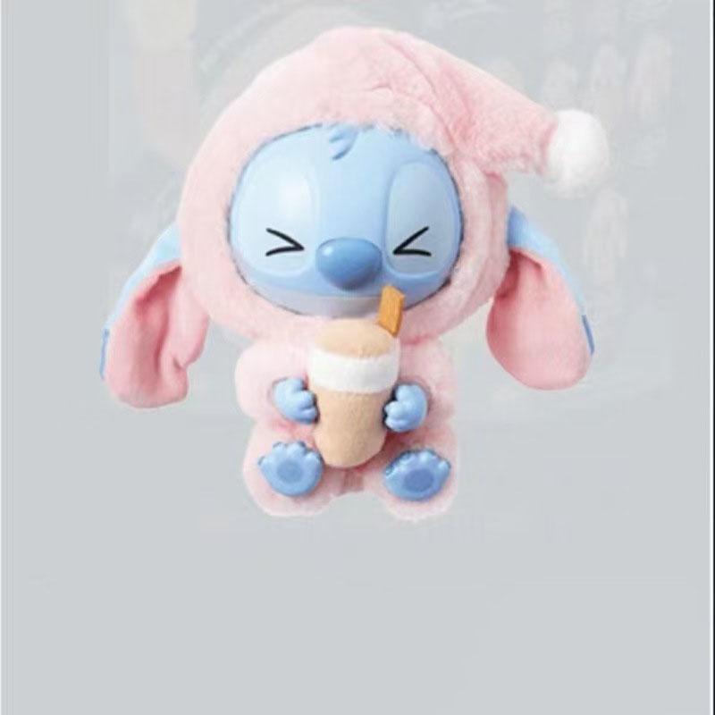 Disney 1pc Stitch Plush Toy Blind Box Enamel Doll Key Backpack Pendant Childrens Figurine Decoration