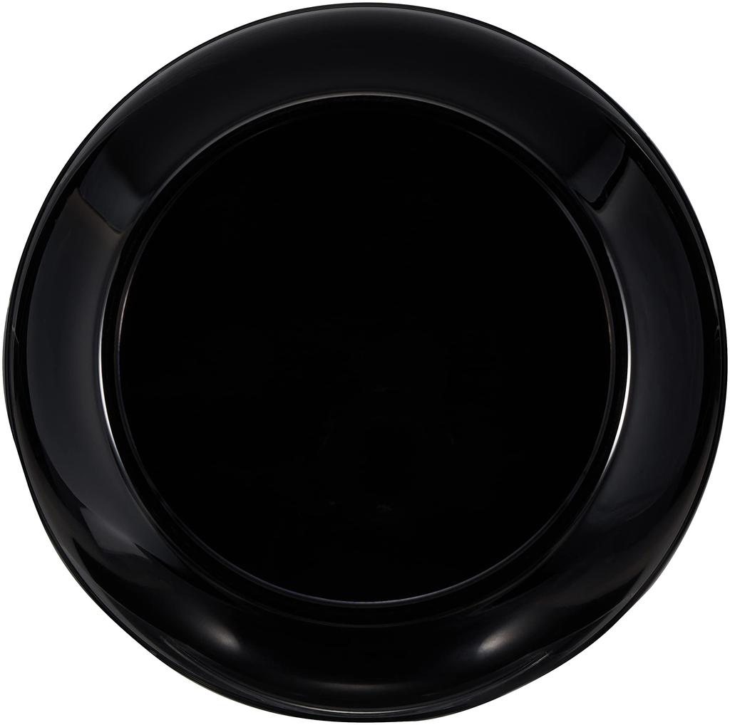 Mitani Yamanaka Lacquerware Serving Black with Red M12952 Dish, 12.0cm, Interior,