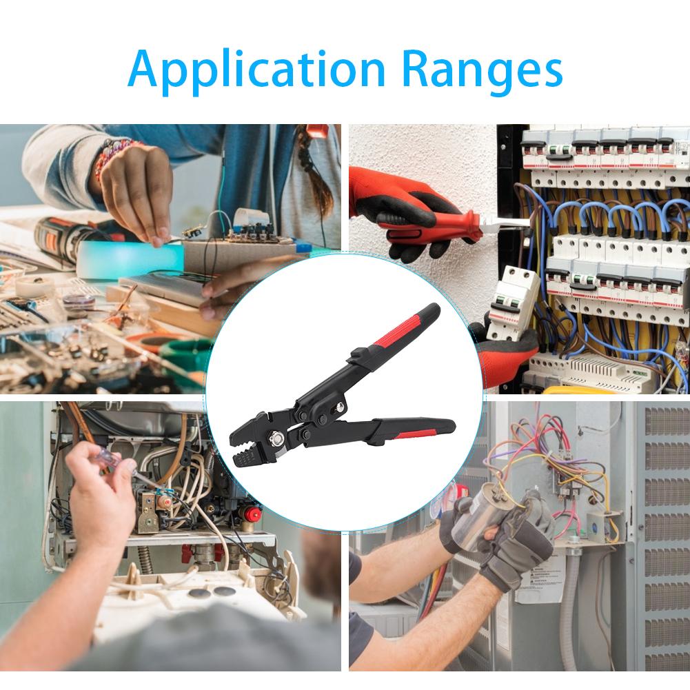 Wire Rope Crimper Carbon Steel Hand Cable Crimping Plier 0.12.2mm Crimp Range