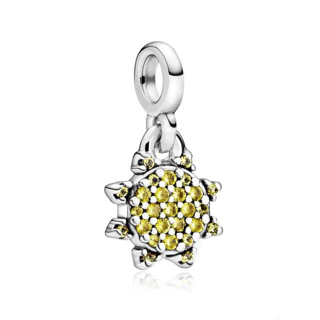 925 Silver Me Series Starfish Moon Pineapple Small Charms Pendant Beads Fit Original Fashion Me Armbånd Dame Smykker DIY