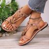 Women's Plus Size New Summer Ethnic Style Fashionable Versatile Flat Breathable Casual Sandals