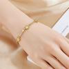gold crystal tennis bracelet for women
