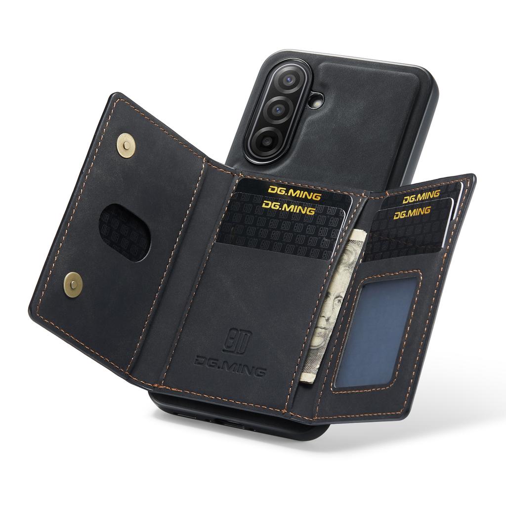 DG.MING M2 Series for Samsung Galaxy A17 5G/4G Case PU + PC + TPU Phone Cover Detachable Wallet
