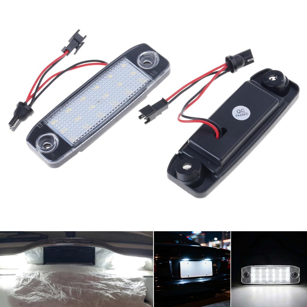 Pair Strong Plastic LED License Plate Lights Offering Long Lasting Performances Vehicle Accessories for Korea Vehicle