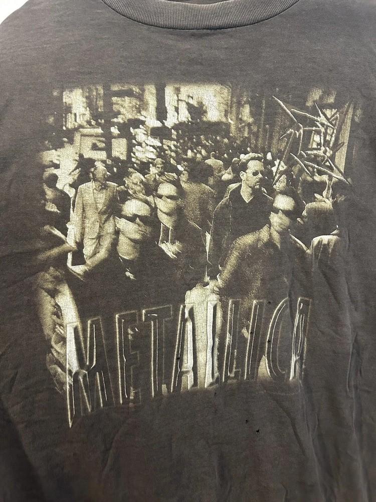 Metallica 1996 Double Sided Graphic  Distressed Vintage Style Unisex T-Shirt XXXL