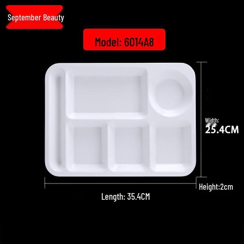 Commercial Melamine Divided Fast Food Trays