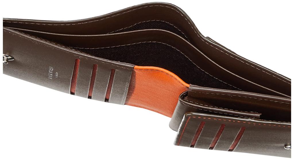 Mackintosh London Comfort Folding Wallet (Coin Box) in Orange