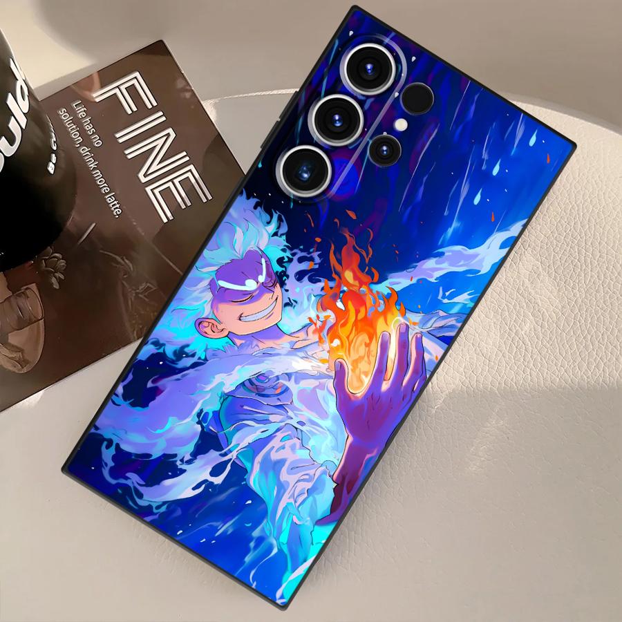 Cool Luffy Anime Case for Samsung Galaxy S22 S23 FE S9 S20 S25 Ultra S24 Plus S21 Funda Phone Cover