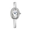 LKXIN Women Oval Watch Alloy Roman Numeral Dial Blue Crown Minimal Elegant Wristwatch Luxury Gift