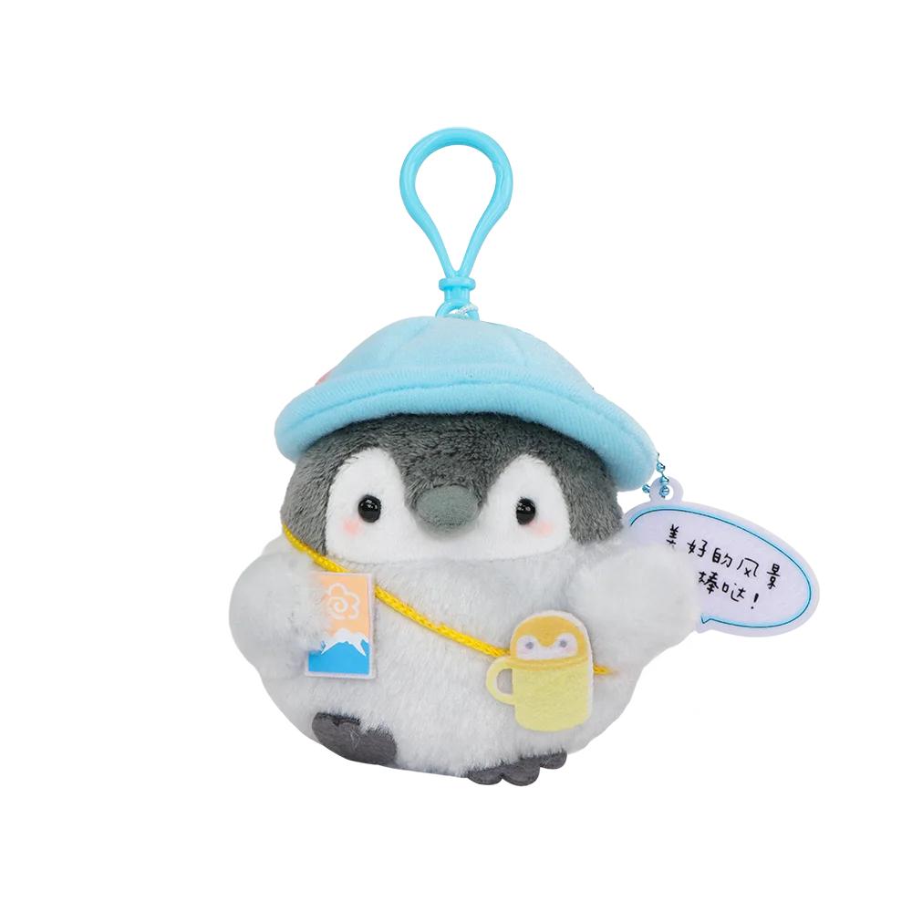Koupenchan Pinguïn Originele Pluche Hanger Speelgoed Schattige Roze Pinguïn Vlieger Rugzak Decoratie Pop 8-10Cm Pluizig Ornament Cadeau