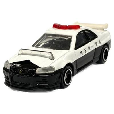Tomica No. 01 Nissan Skyline GT-R (BNR34) Modellino in Die-cast di Auto della Polizia