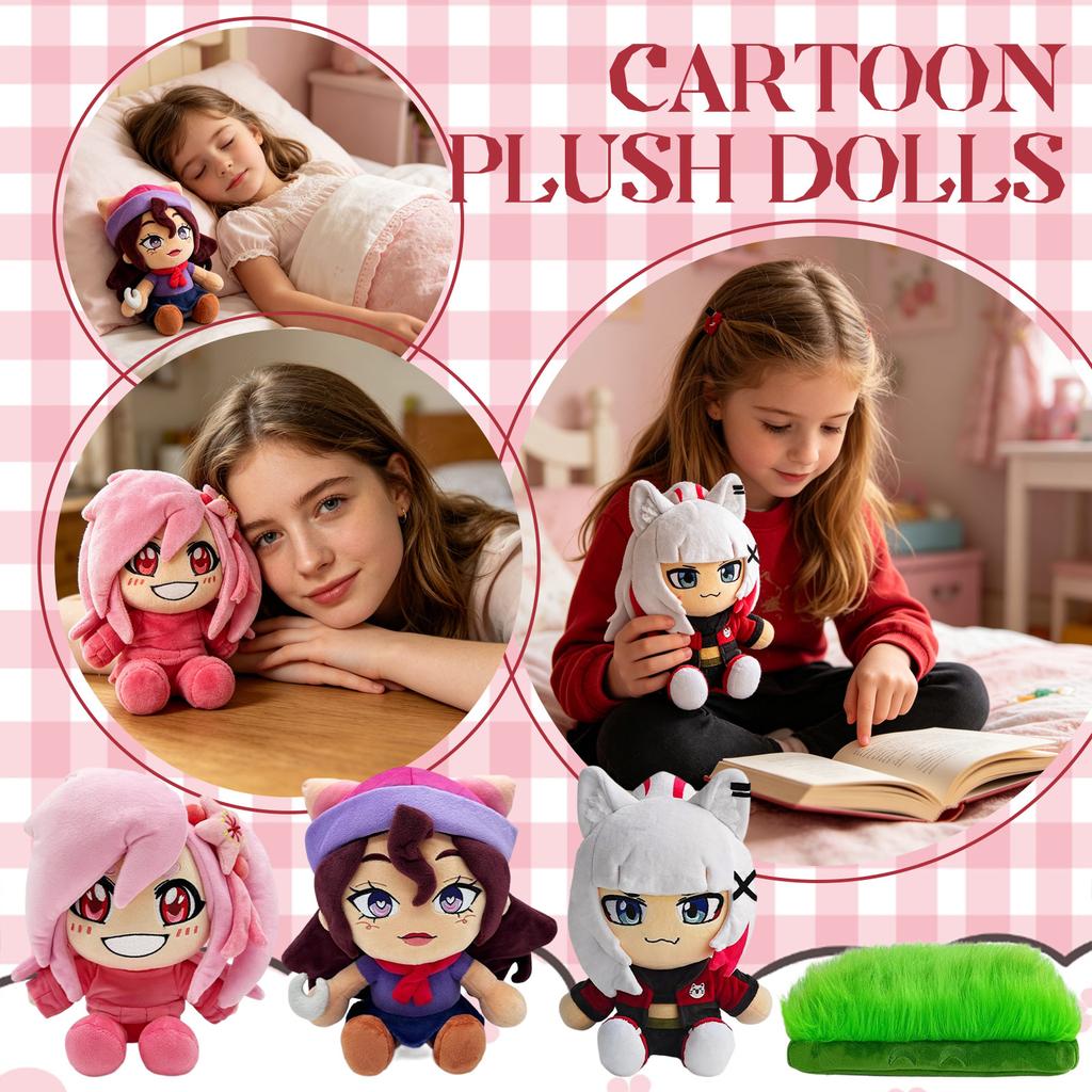 Plush Doll, Toy Gift, Cartoon , Children's Rag Doll, Children's Gift Pillow