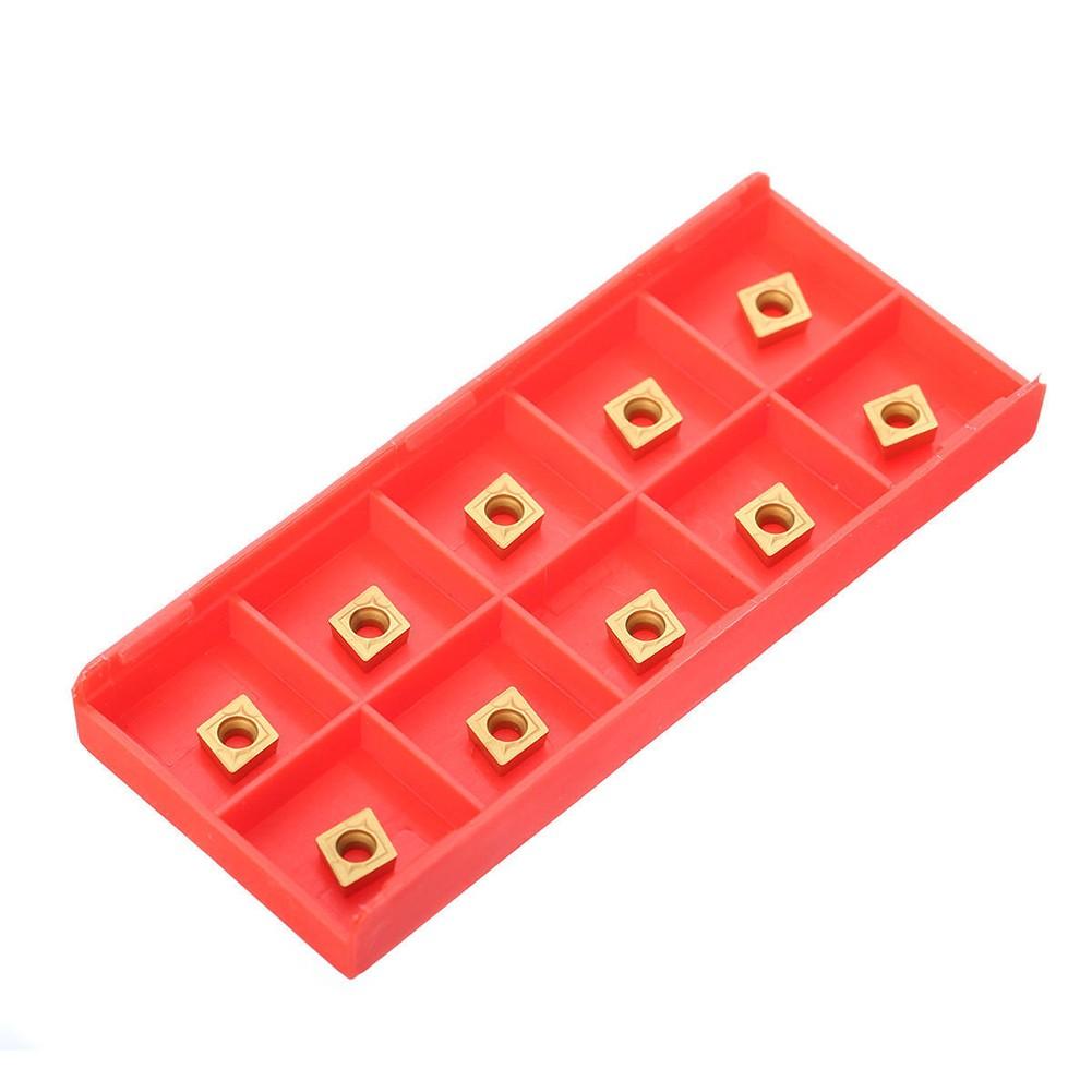 10PCS CCMT060204 CCMT21.51 Carbide Inserts For Lathe Turning Tool Holder