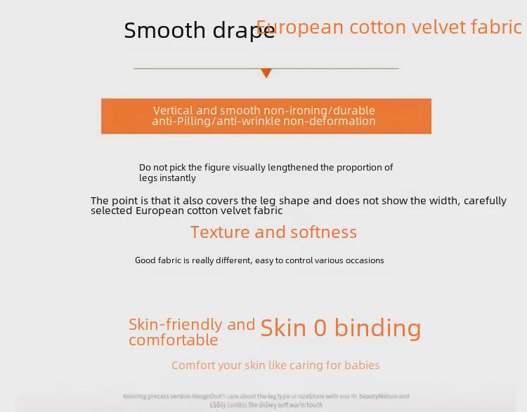 Women's Chenille High-Waist Wide-Leg Pants, Casual Velvet Drape for Autumn and Winter