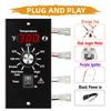 Digital Temperature Controller Replacement Parts BAC236 for Traeger Wood Pellet Grill Smoker, Upgrade Control Board Replacement Parts with 7" RTD