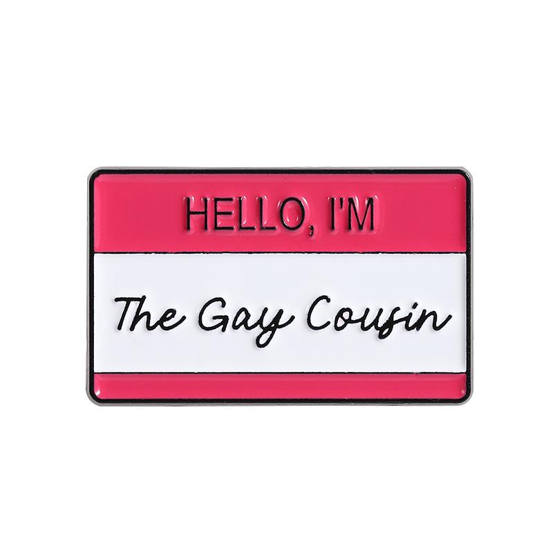 LGBTQ Rainbow Enamel Pin You’re Safe With Me Pride Metal Brooches Lapel Badges Jewelry Gift for Gay Homosex Lesbian Friends