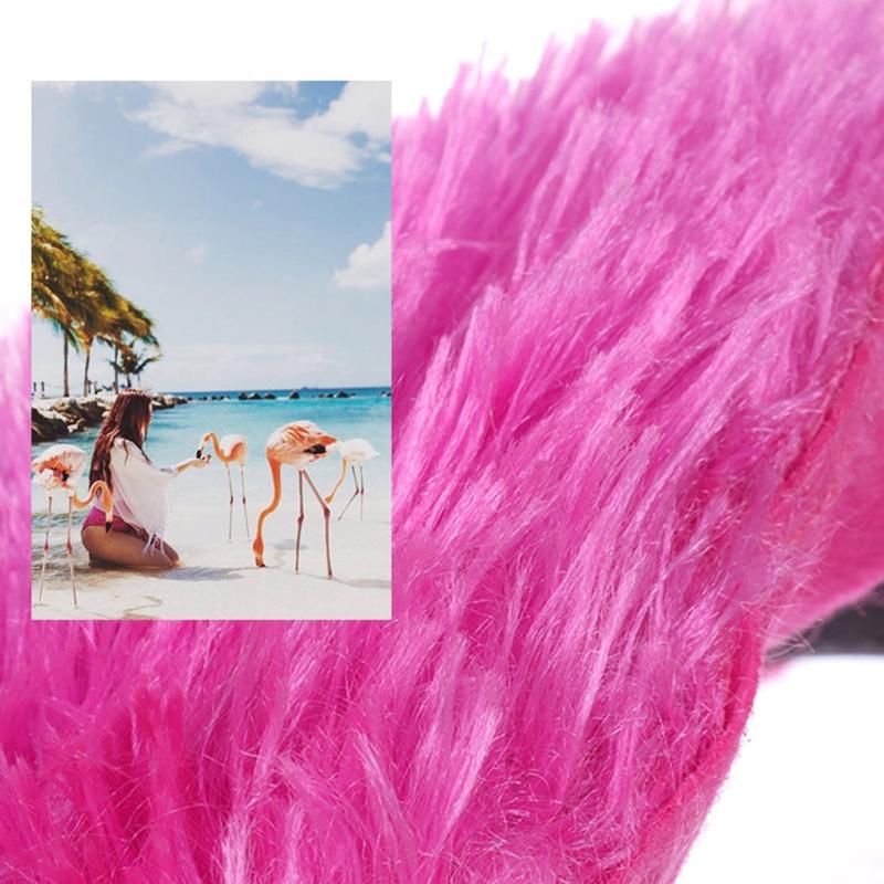 Cute Animals Stuffed Flamingo Hair Hoop Women Headband Makeup for Head Band for Photoshoot Christmas Hair Accessories