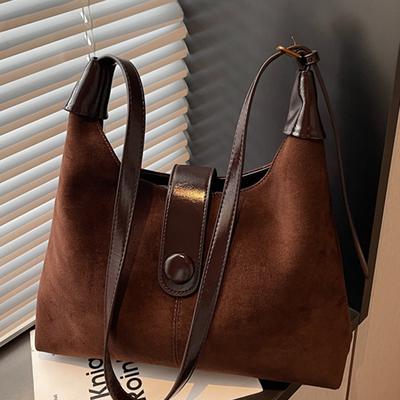 This Year's Popular Fashion Retro Commuter Bag Women 2025 Autumn New Simple Korean Version Messenger Bag Tote Bag Women