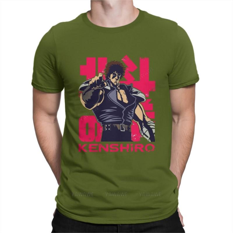166b Kenshiro Tshirts Unisex Fist Of The North Star Japanese Unisexga Funny Cotton Tee Shirt Crewneck Short Sleeve T Shirt