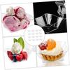 SEWACC 48 Disposable Plastic Dessert Cups for Ice Cream and Pudding