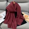 Winter Kaschmirschal Damen Luxus Herbstschal Pashmina Taschentuch Dame Pareo Weich Outdoor Unisex Winddicht Bufanda