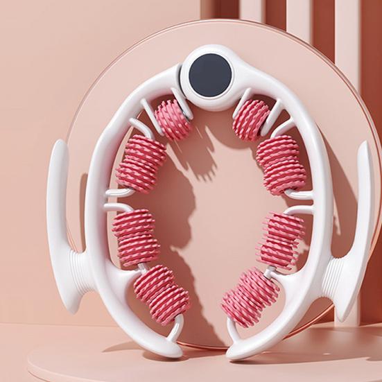 Leg Massage Roller Anti-Cellulite Lymphatic Drainage Deep Tissue Therapy Thighs Arm Back Shoulder Muscle Relaxation Massage Tool with 14 Rollers