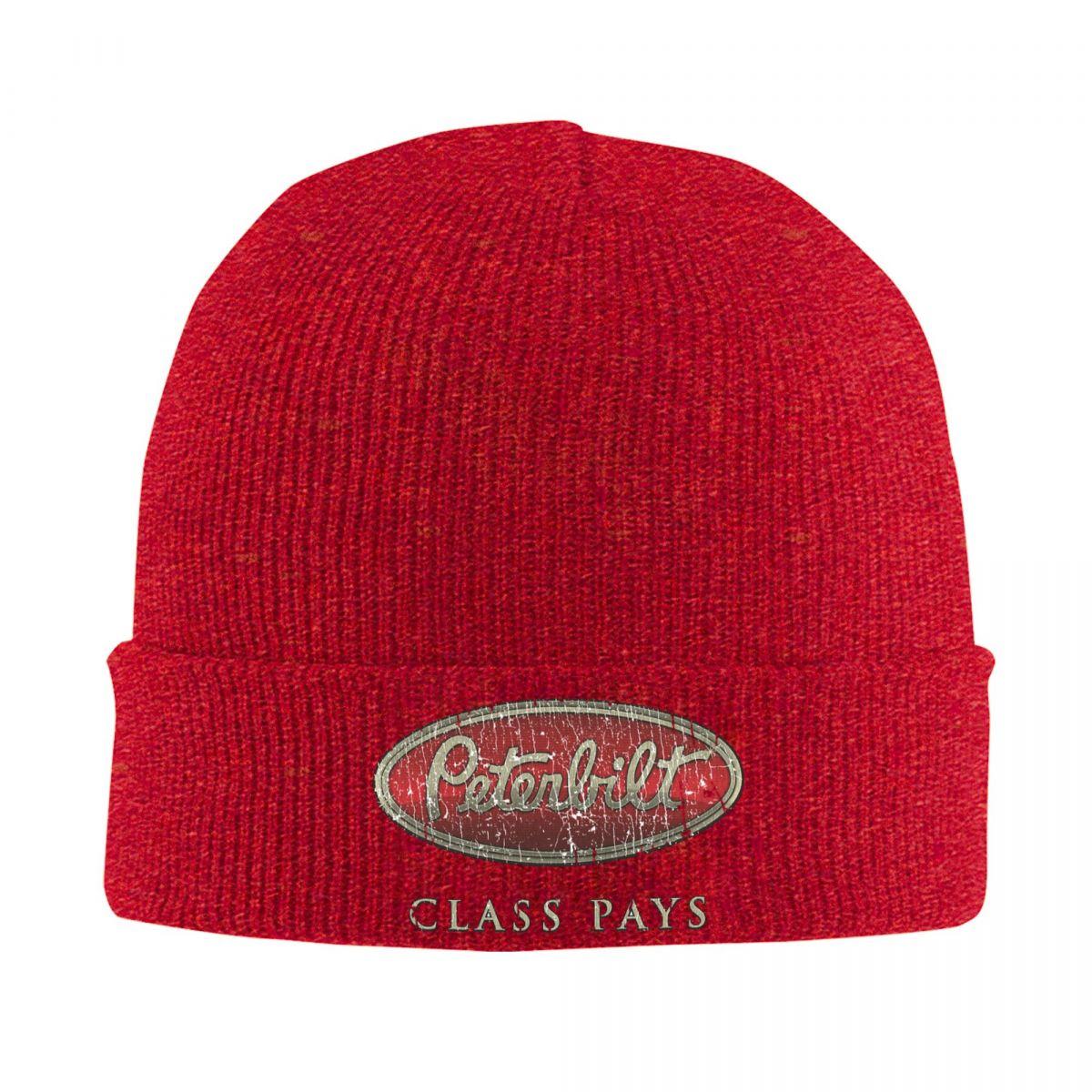 

Peterbilt Class Pays 1939 Warm Knitted Cap Hip Hop Bonnet Hat Autumn Winter Outdoor Beanies Hats for Unisex Adult One Size