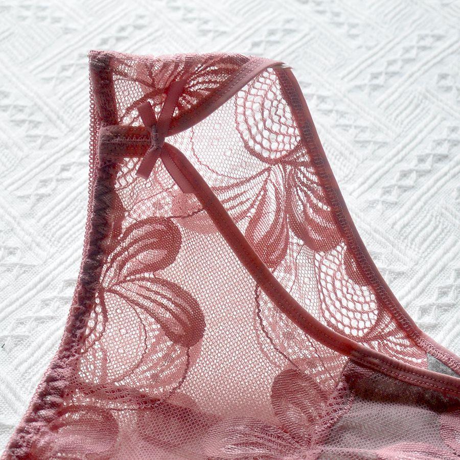 Bragas de encaje sexis para mujer, ropa interior de cintura alta para mujer, lencería Sexy Floral, calzoncillos suaves para mujer, bragas íntimas cómodas