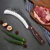 Hand Forged Blade Fruit Knife Banana Durian Knife Wood Handle Boning Butcher Knife High Stainless Steel Kitchen Knives Chef Tool