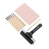Stamp Making Kit Assorted Carving Knives Carving Block Flexible Roller Stamp Carving Tools for DIY