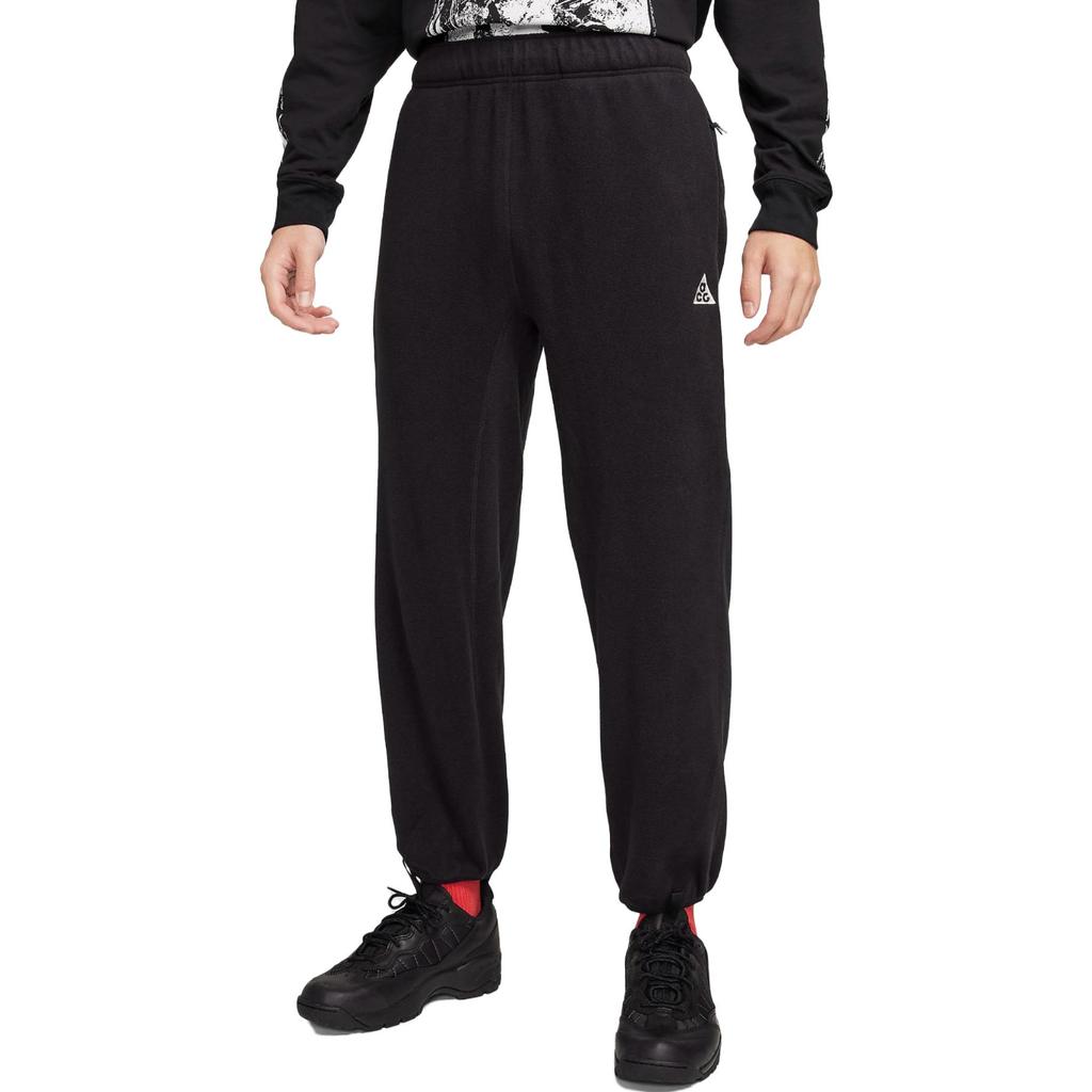 Nike Calças Casuais de Cor Sólida com Logotipo e Cintura Elástica para Homens Preto CV0659-011