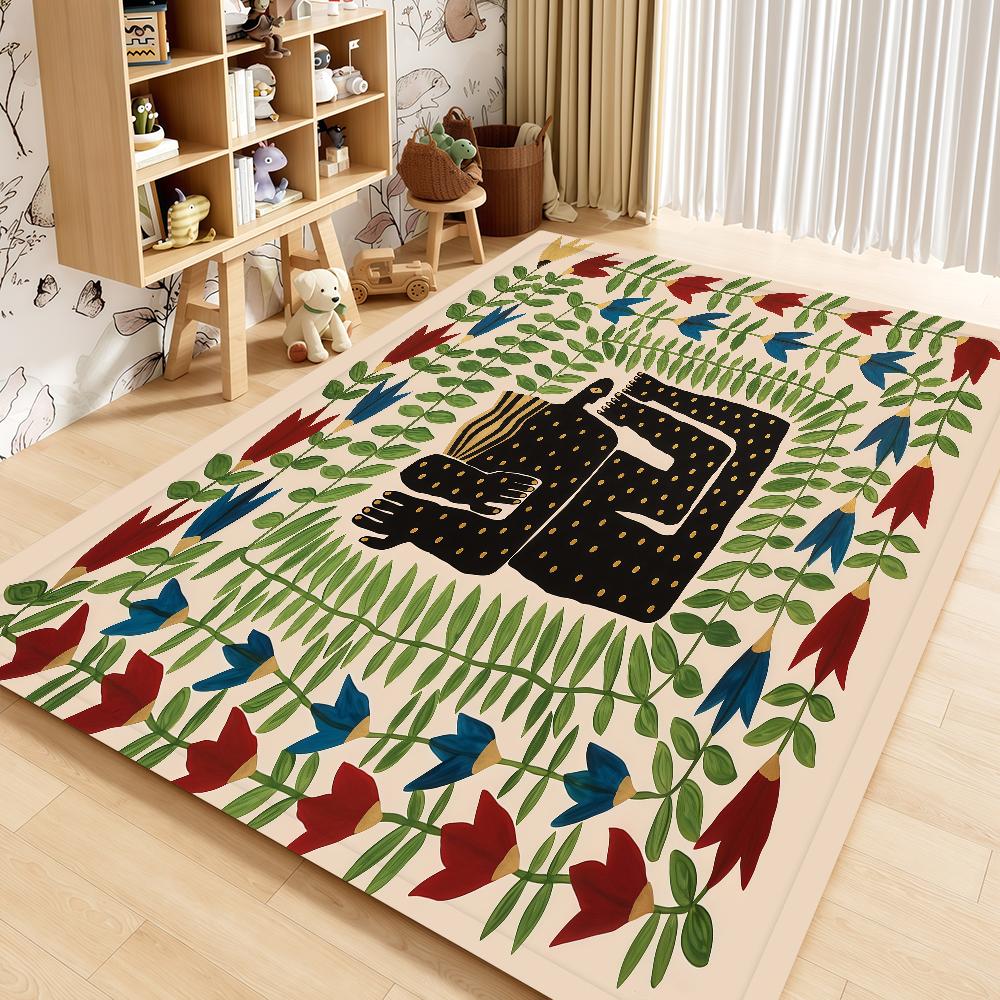 Door Animal Mat Bedside J-Joao Entrance Bath Floor Decoration Corridor Door Mat Carpet Incerti Art Living Room Balcony