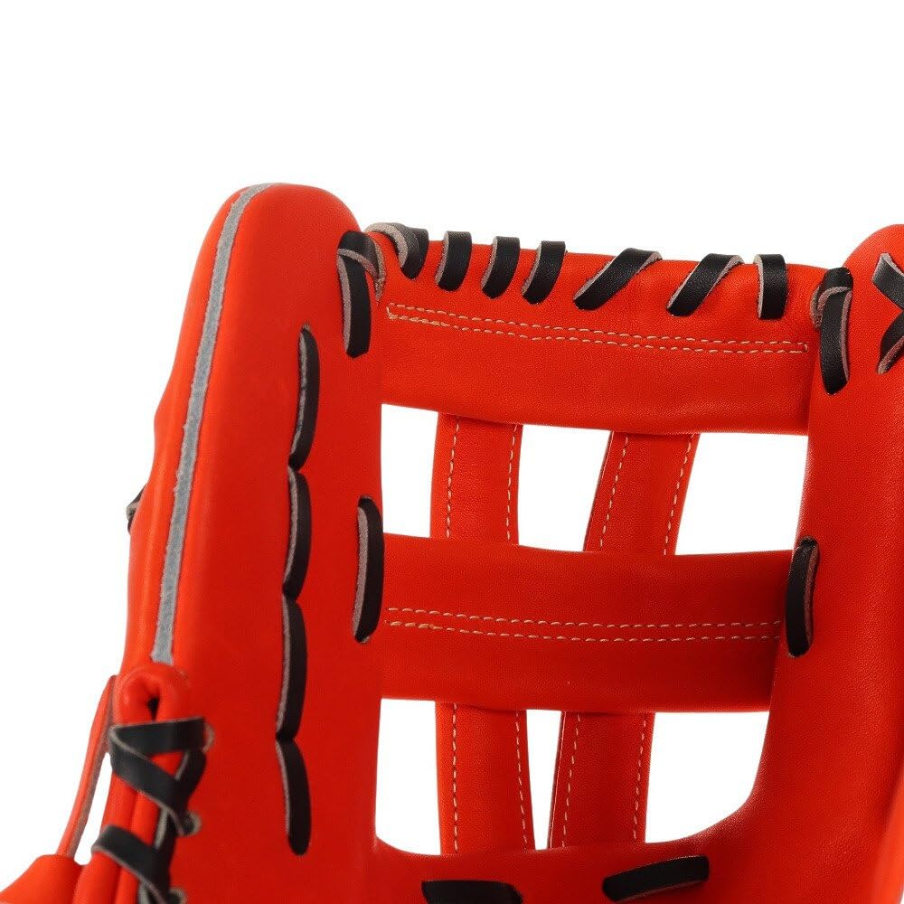 Mizuno Hardball Global Elite Hselection SIGNA Size 52 (MIZUNO) Glove, Infield, -Line Type, 1AJGH28523, (Flash Orange/FF/Men's)