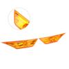 2pcs Side Marker Lamp Housing Orange Gloss Lens Replacement for Civic 10th Generation FK LX EX