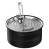 Ceramic Cat Water Fountain with Stainless Steel Circulation